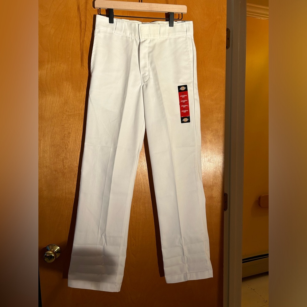 BNWT Dickies 874 Original Fit Work Pants 30x32 - White